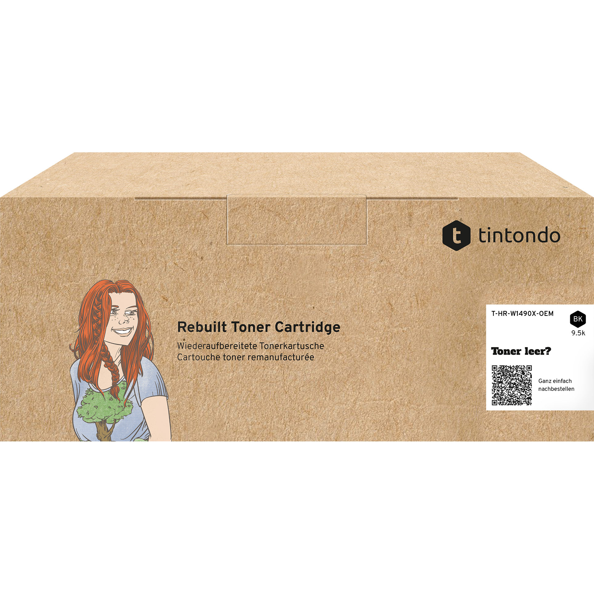 Rebuilt Toner für HP W1490X 149X Schwarz