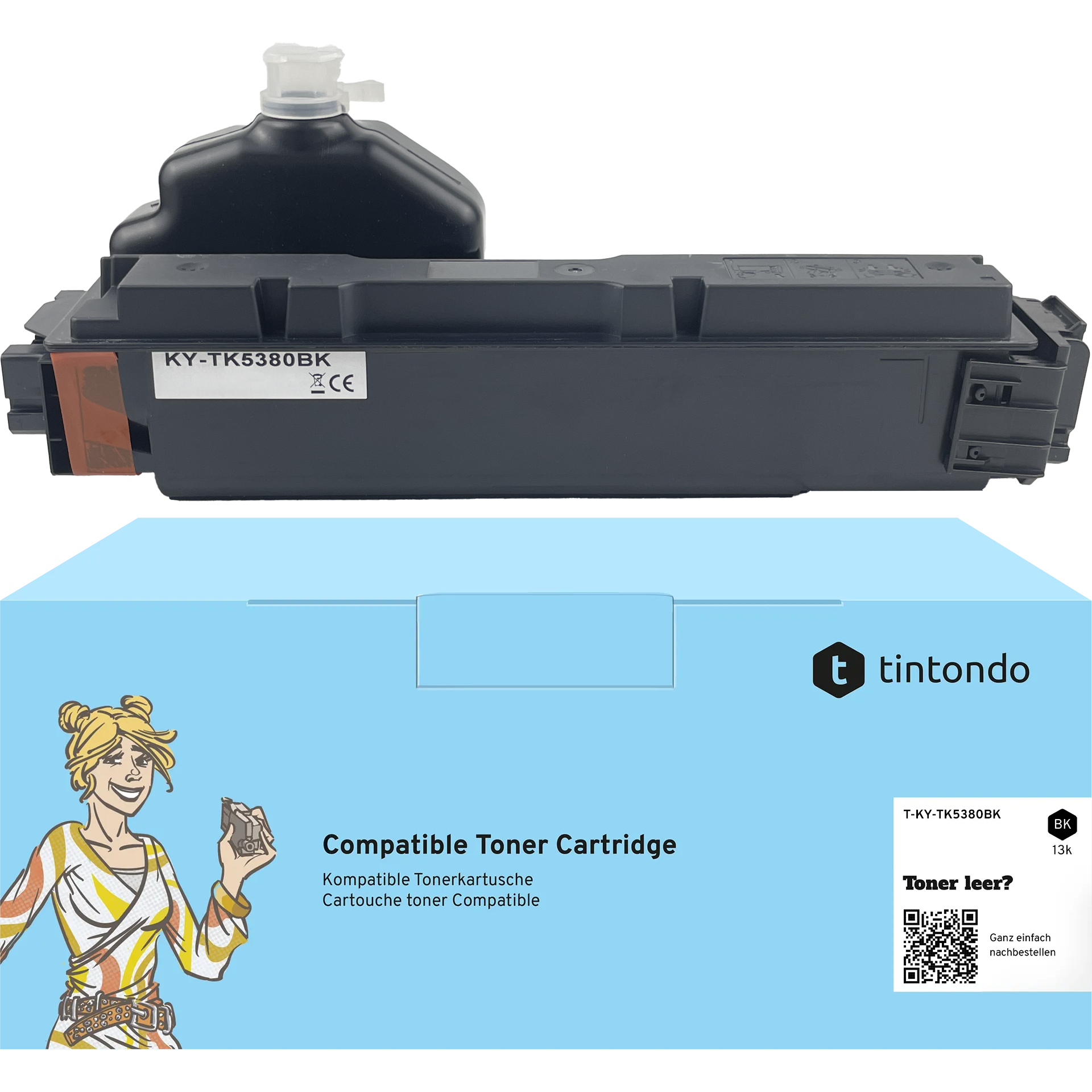Toner kompatibel für Kyocera TK-5380 Schwarz