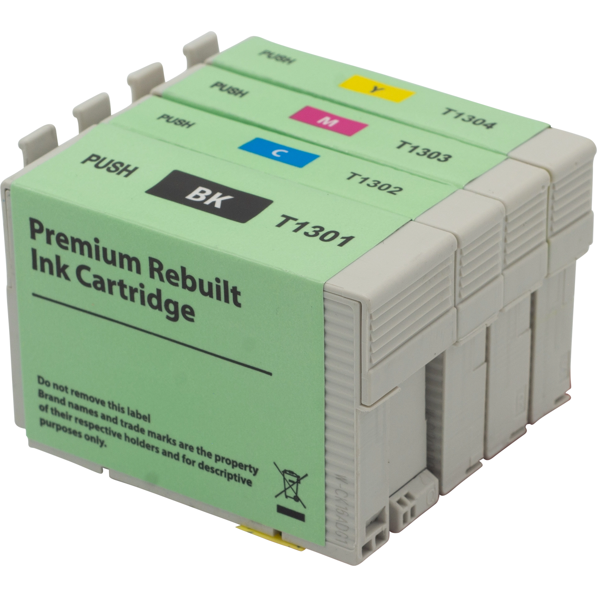 Rebuilt Druckerpatronen für Epson T1306 BKCMY 4er Set