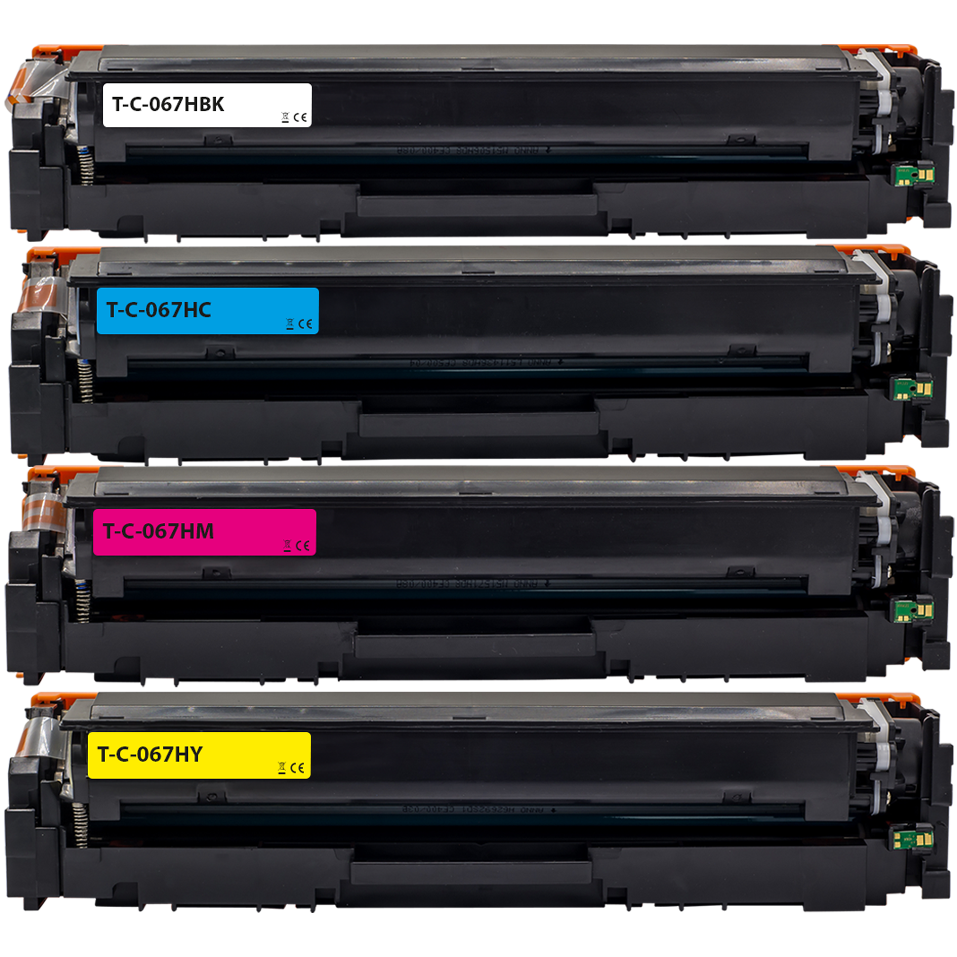 Toner kompatibel für Canon i-SENSYS LBP633Cdw 067H BKCMY 4er Set