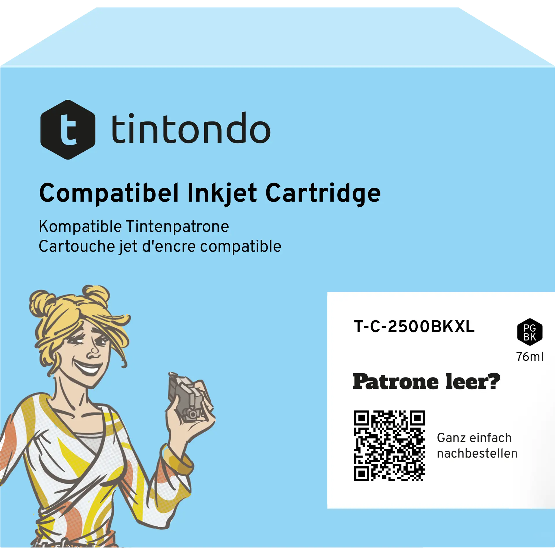 Druckerpatrone kompatibel für Canon PGI-2500XL Schwarz