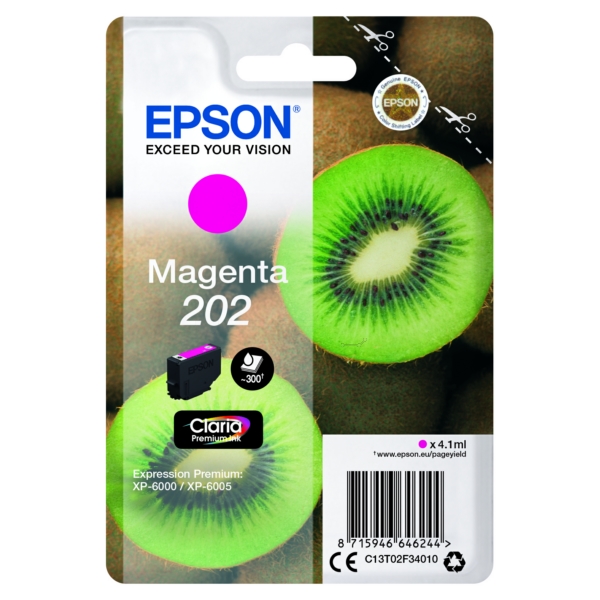 Original Tintenpatrone Epson 202 Magenta