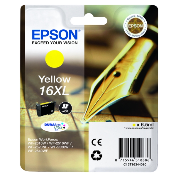 Original Tintenpatrone Epson 16XL Yellow