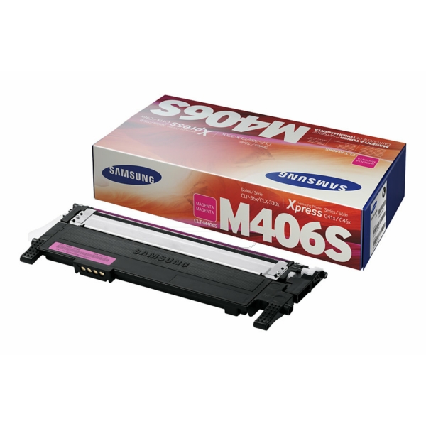 Original Toner Samsung CLT-M406S Magenta