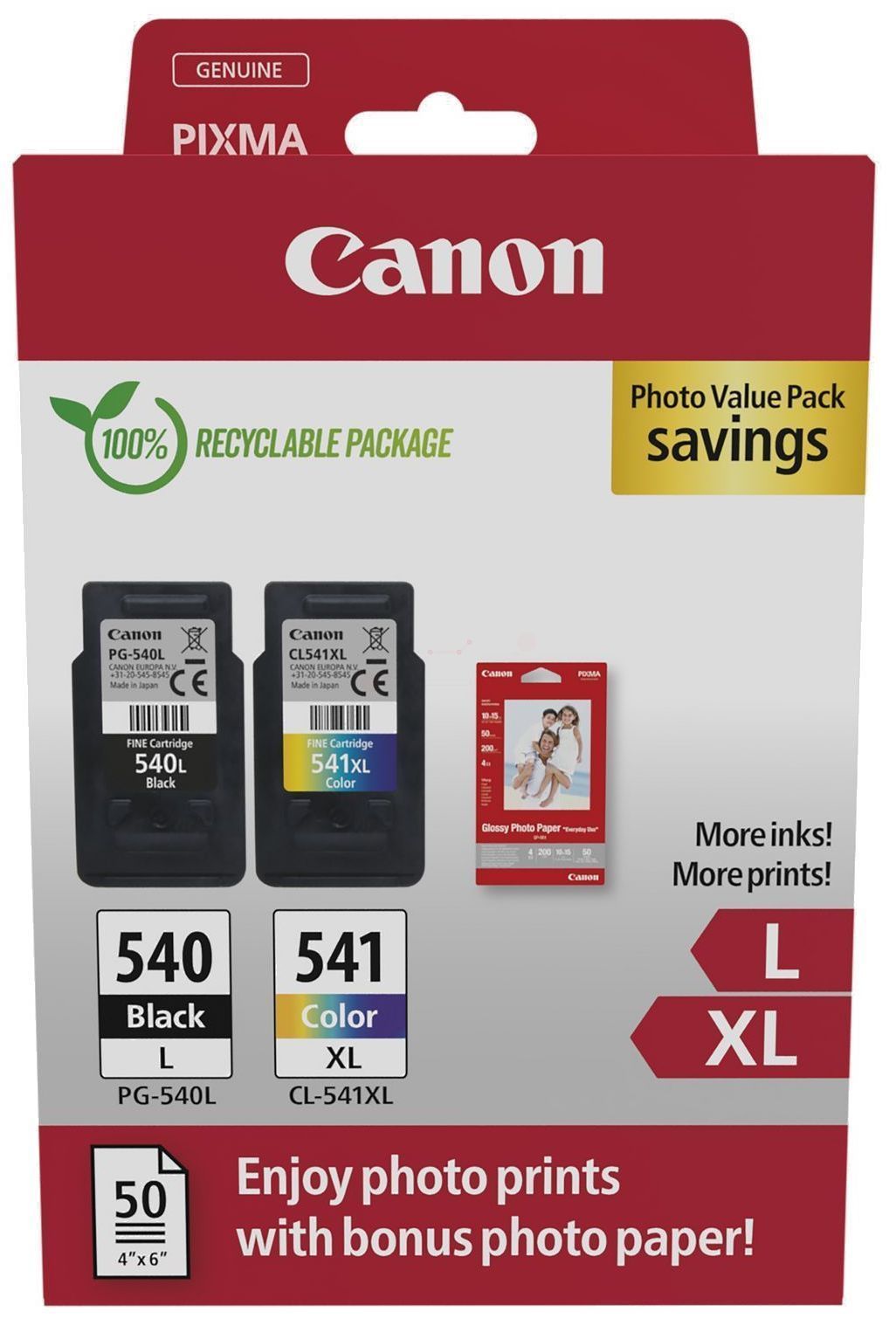 Druckkopfpatrone / Canon - 5224B007 / PG-540L+CL-541XL Multipack