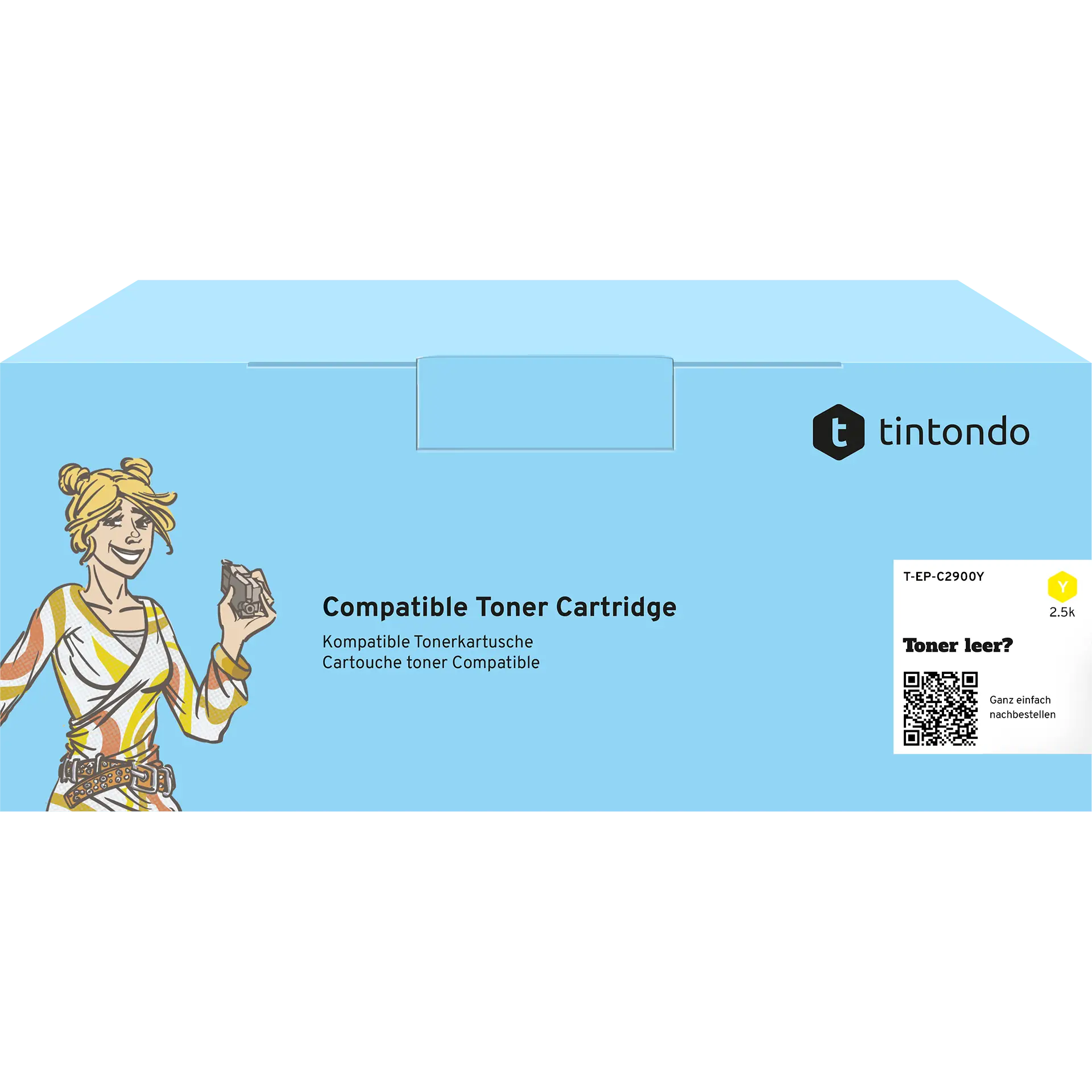 Toner kompatibel für Epson C13S050627 Gelb