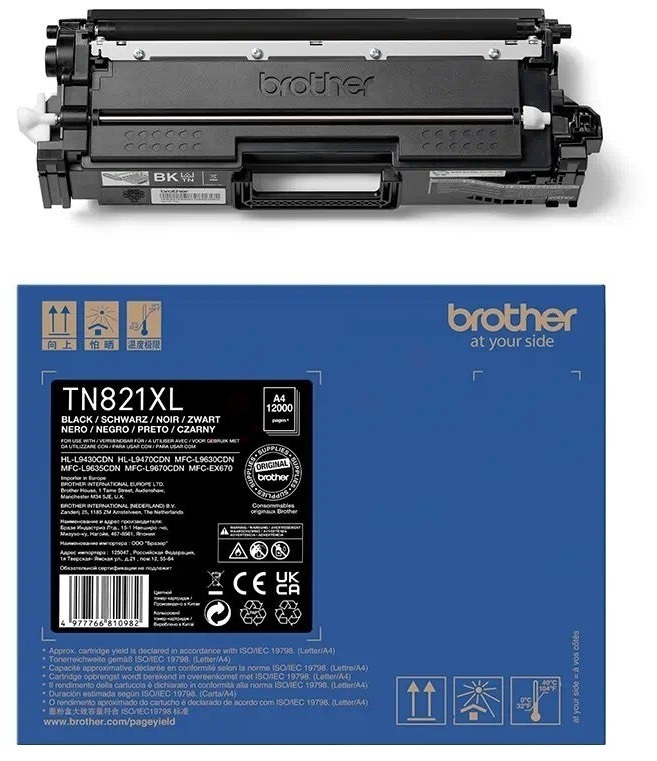 Toner / Brother - TN-821 XL BK