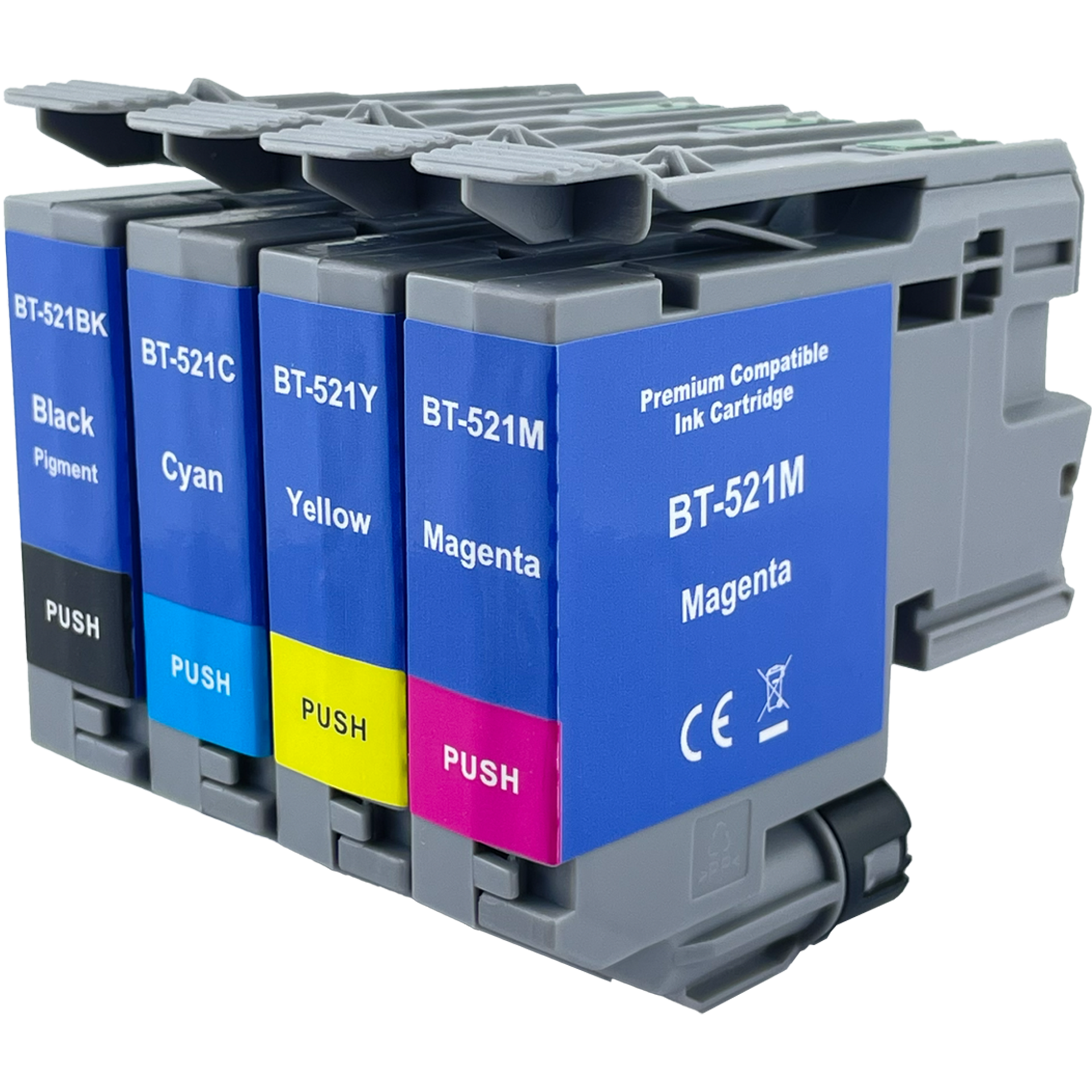 Druckerpatronen kompatibel BKCMY 4er Set für DCP-J 1300 Series