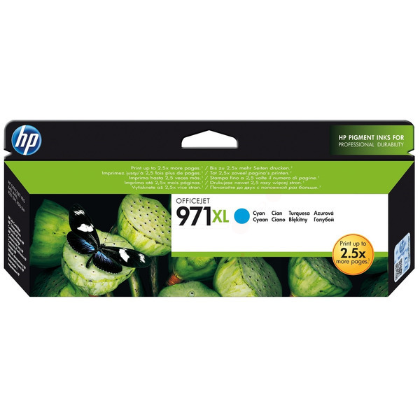 Original Tintenpatrone HP 971XL Cyan