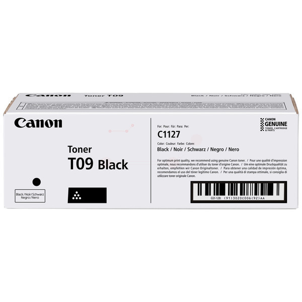 Original Toner Canon T09 Black
