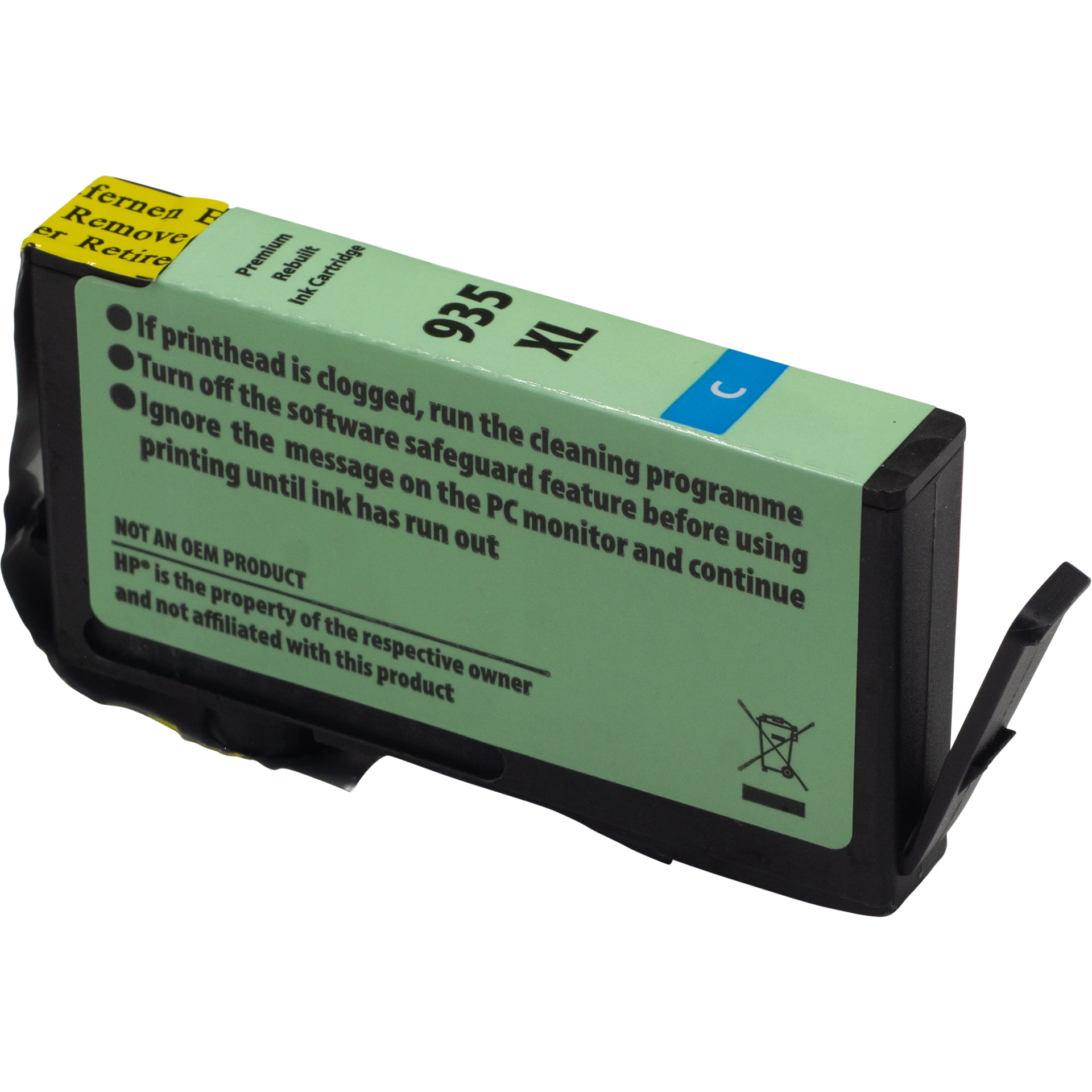 Rebuilt Druckerpatrone für HP 935XL Cyan