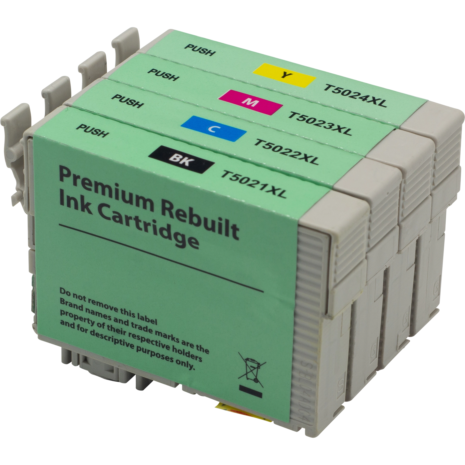 Rebuilt Druckerpatronen für Epson 502XL BKCMY 4er Set
