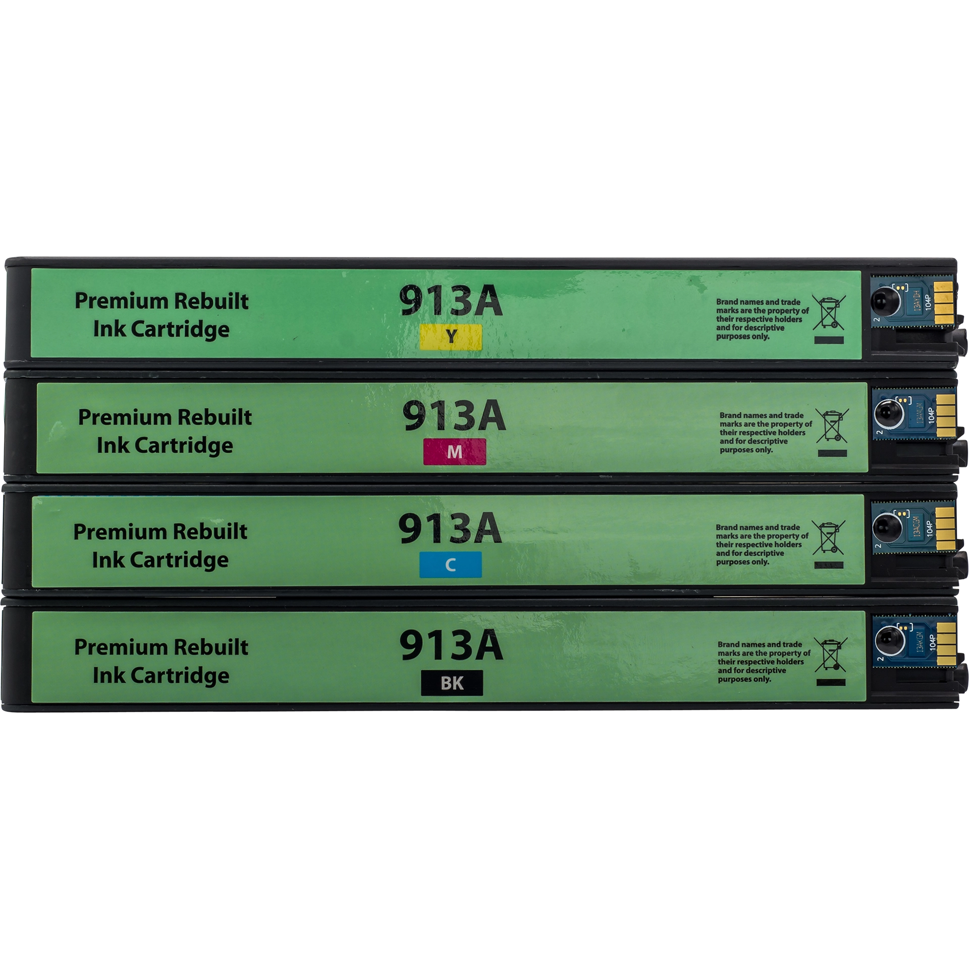 Rebuilt Druckerpatronen für HP 913A BKCMY 4er Set