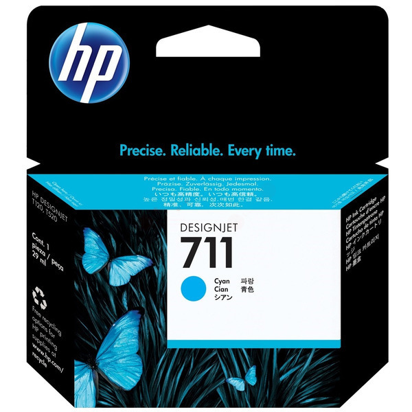 Original Tintenpatrone HP 711 Cyan