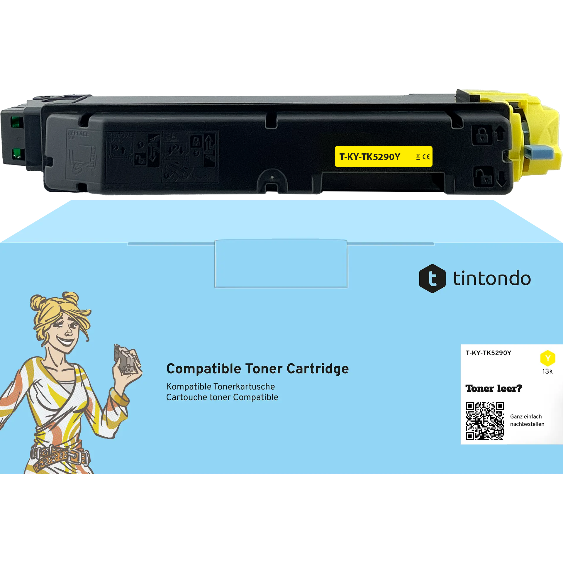 Toner kompatibel für Kyocera TK-5290 Gelb