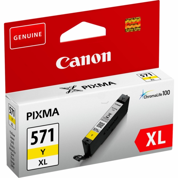 Original Tintenpatrone Canon CLI-571XL Yellow
