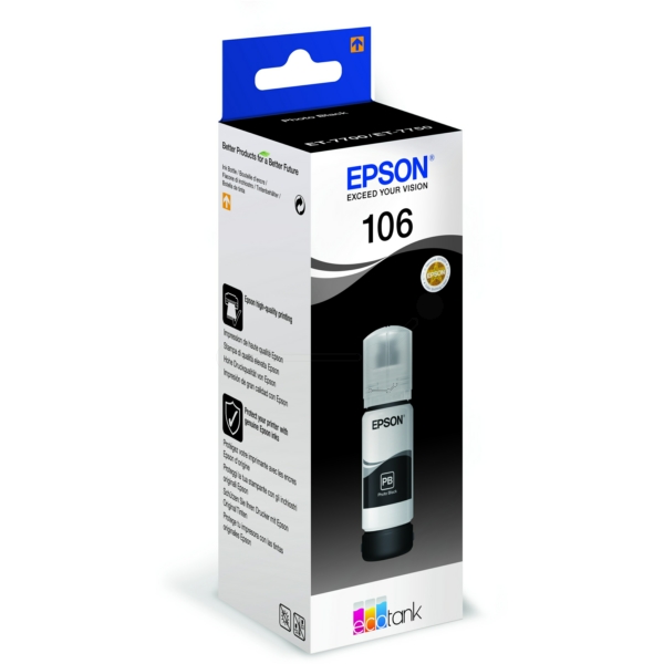 Original Tintenflasche Epson 106 Black