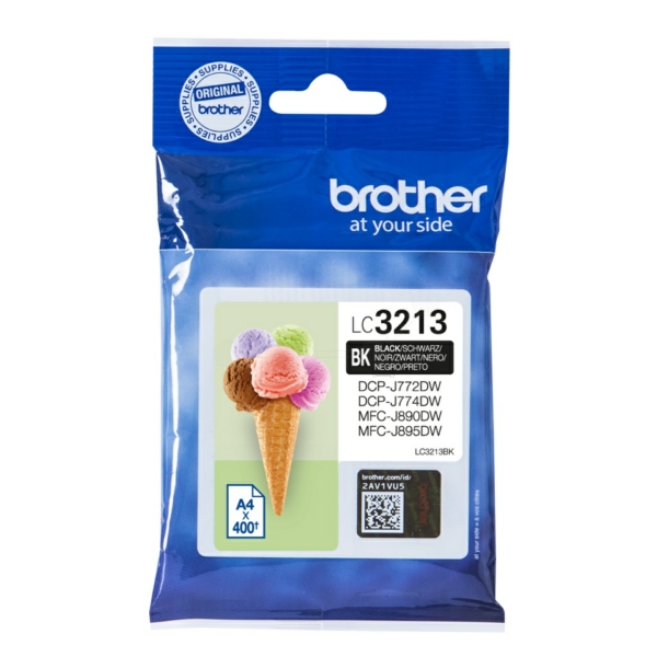 Original Tintenpatrone Brother LC-3213 Black