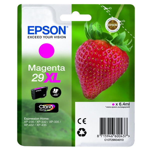 Original Tintenpatrone Epson 29XL Magenta