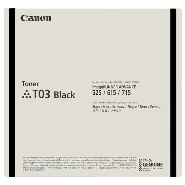 Original Toner Canon T03 Black