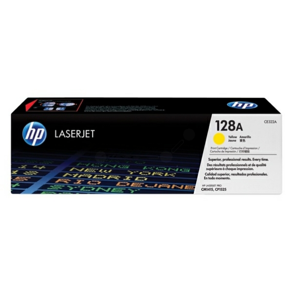Original Toner HP CE322A Yellow
