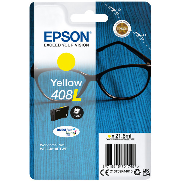Original Tintenpatrone Epson 408L Yellow
