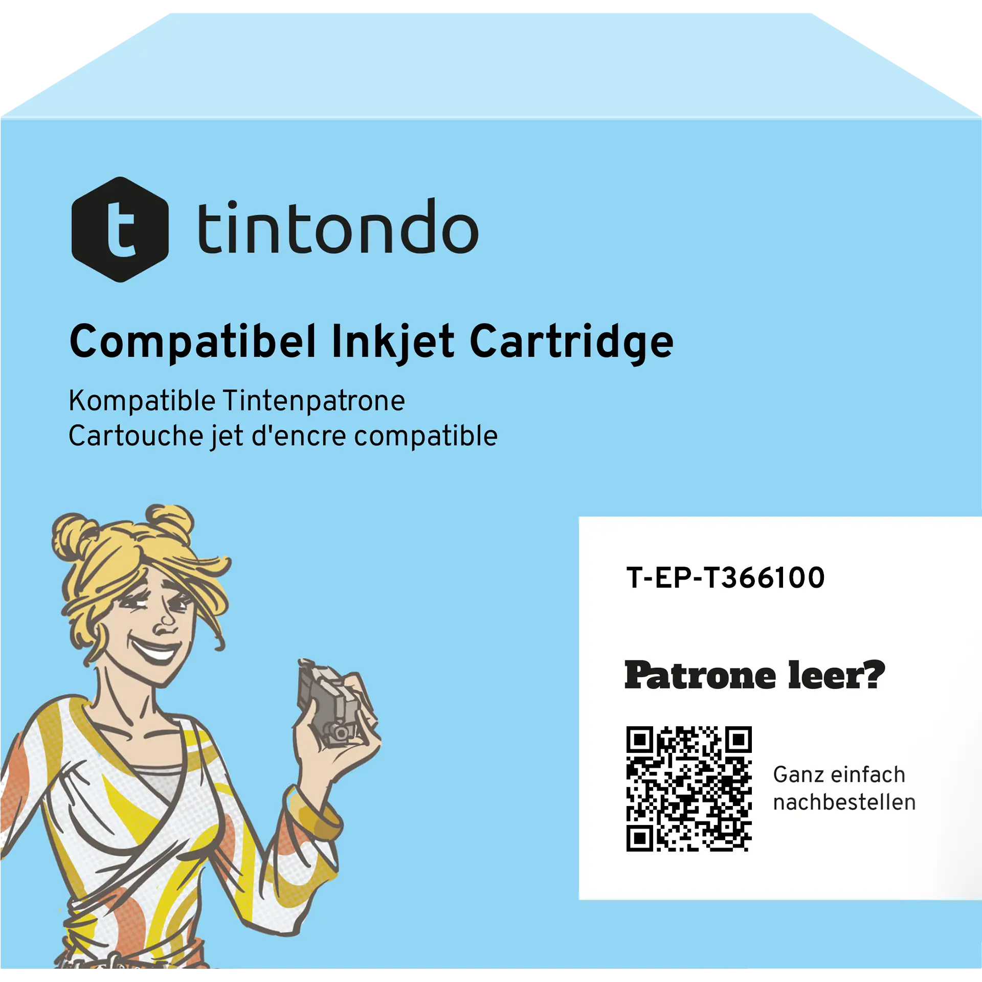 Resttintenbehälter Wartungsbox kompatibel für Epson T3661 XP-6105 EP-8700