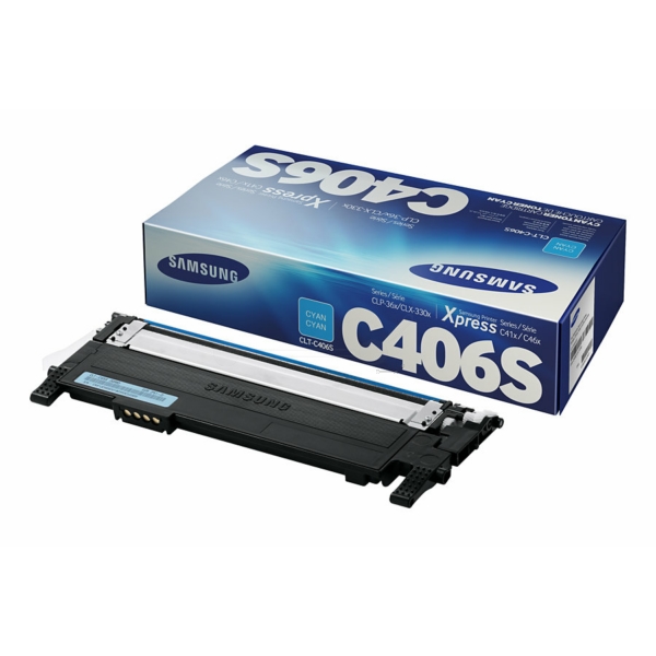 Original Toner Samsung CLT-C406S Cyan
