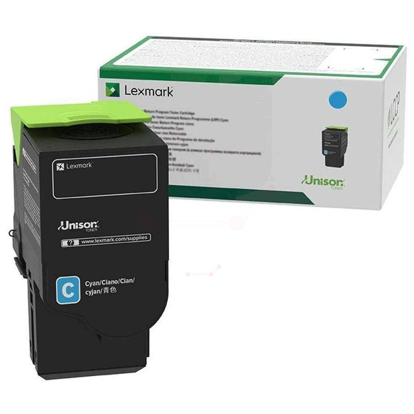 Original Toner Lexmark 78C2XC0 Cyan