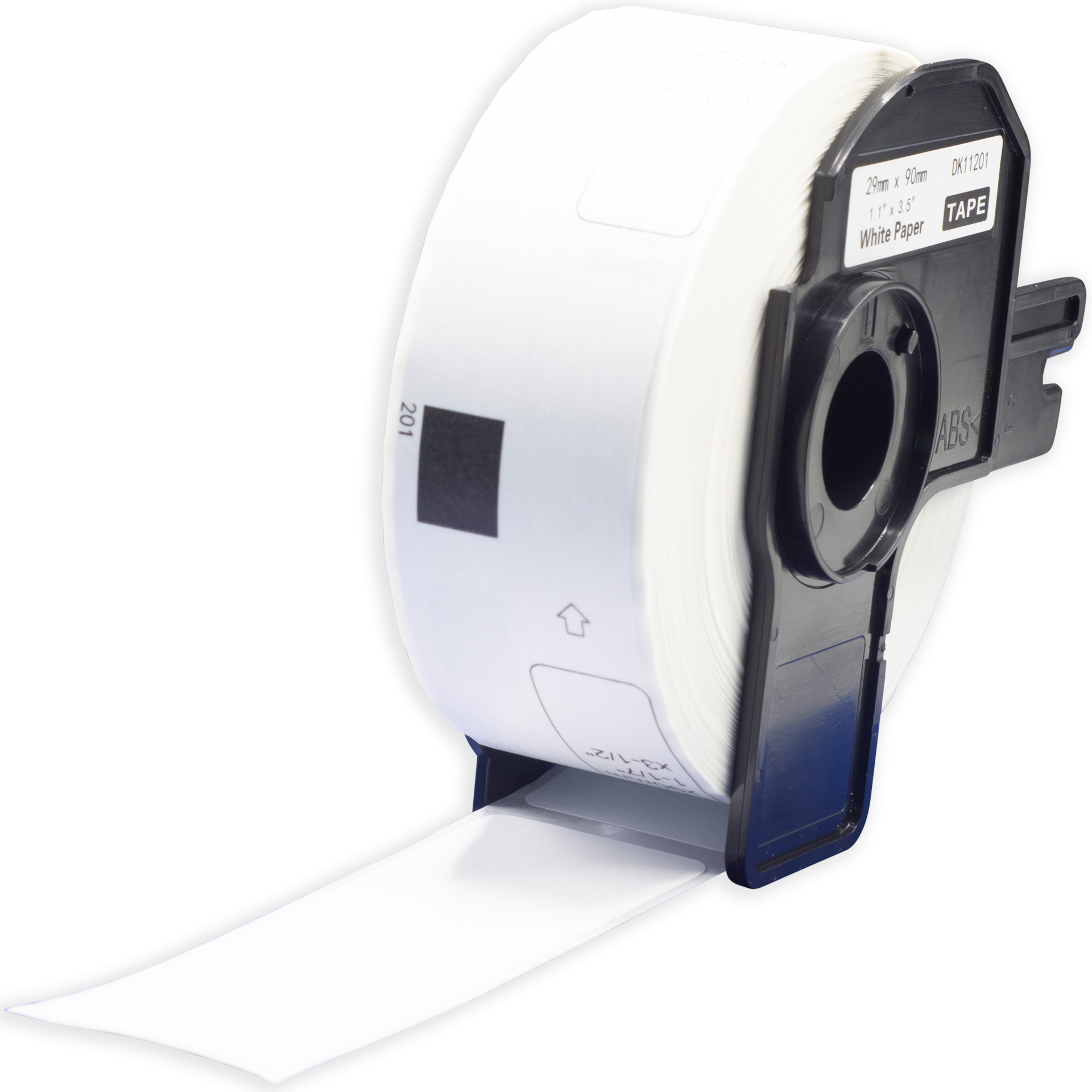 Etiketten kompatibel für Brother DK-11201 29 x 90 mm 400 Stück Weiß