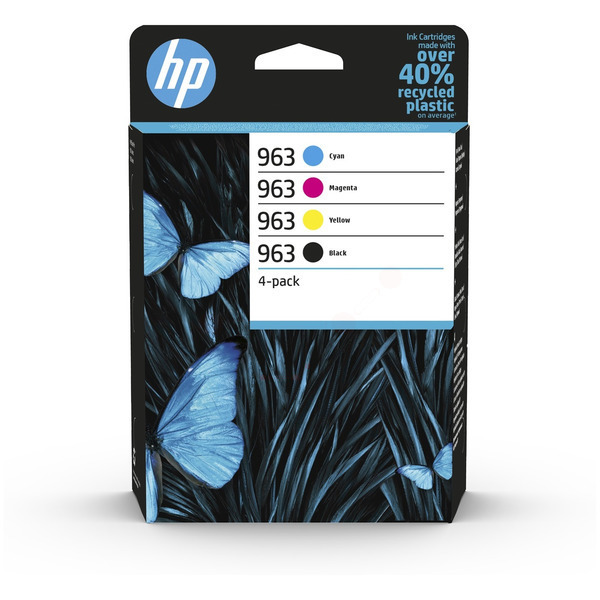 Original Tintenpatronen HP 963 Viererpack CMYK