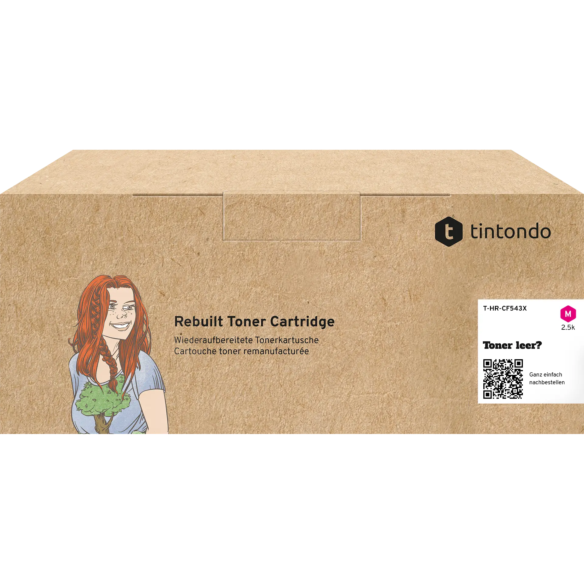 Rebuilt Toner für HP CF543X 203X Magenta