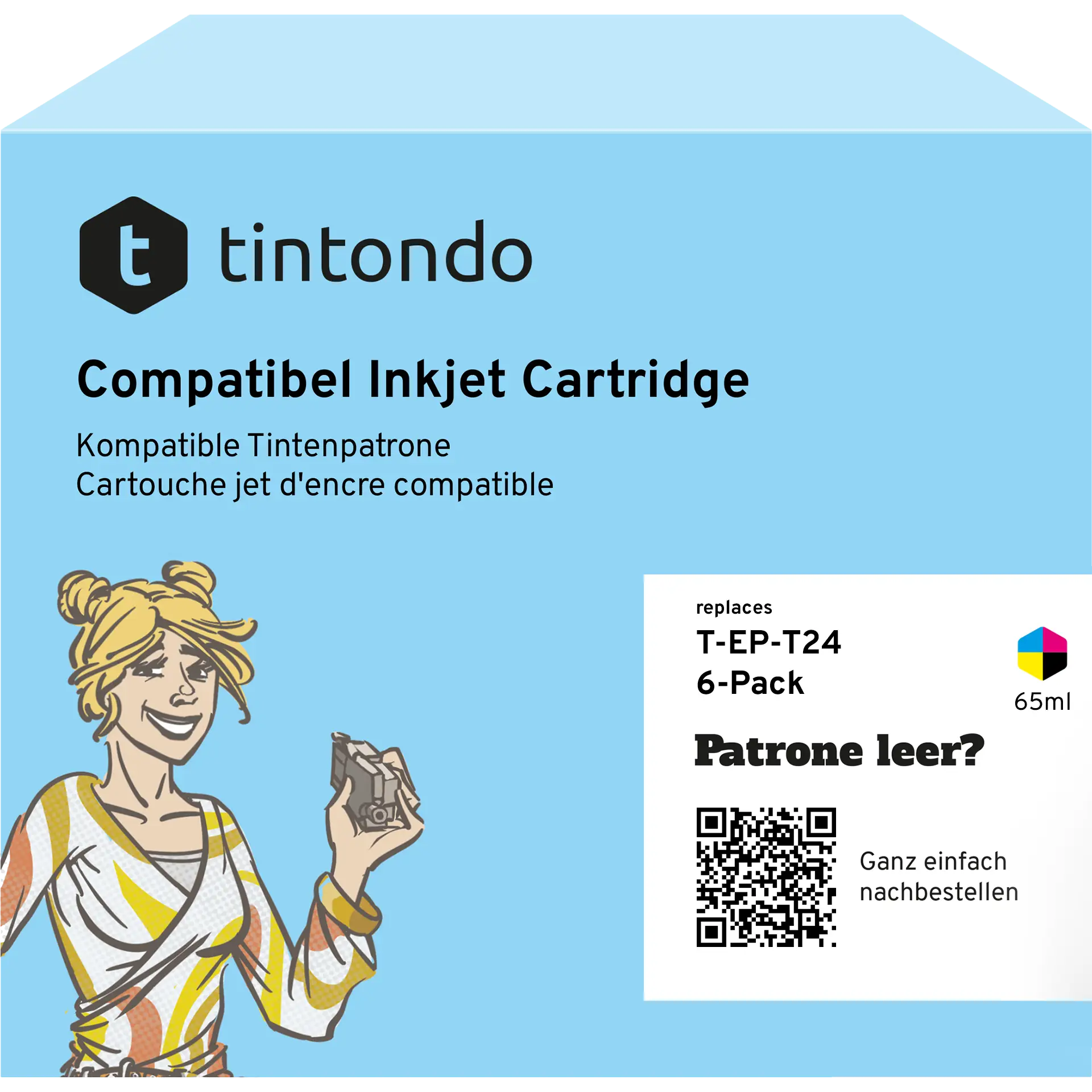 Druckerpatronen kompatibel für Epson 24XL CMYBKLCLM 6er Set C13T24384011
