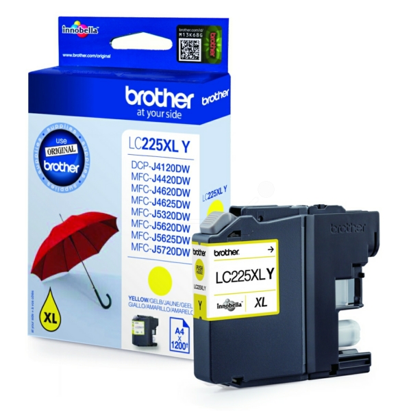 Original Tintenpatrone Brother LC-225XL Yellow