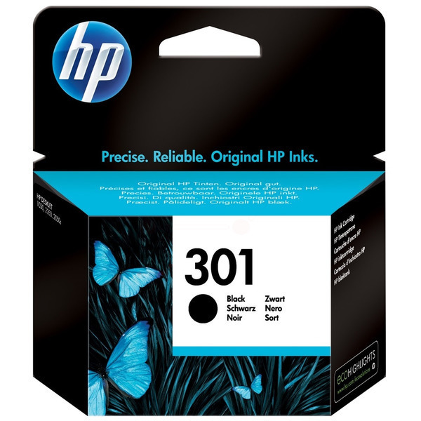 Original Druckerpatrone HP 301 Black