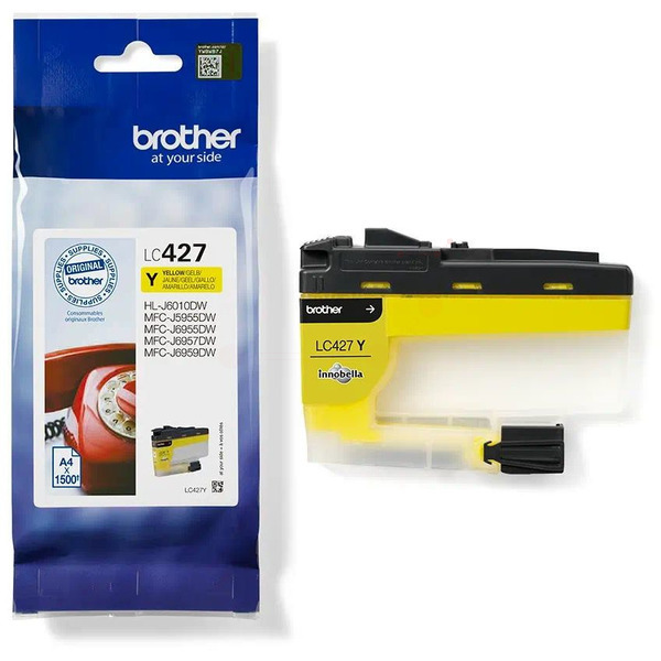 Original Tintenpatrone Brother LC-427 Yellow