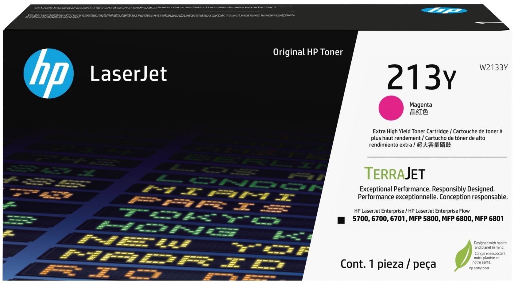 Toner / HP - W2133Y / 213Y