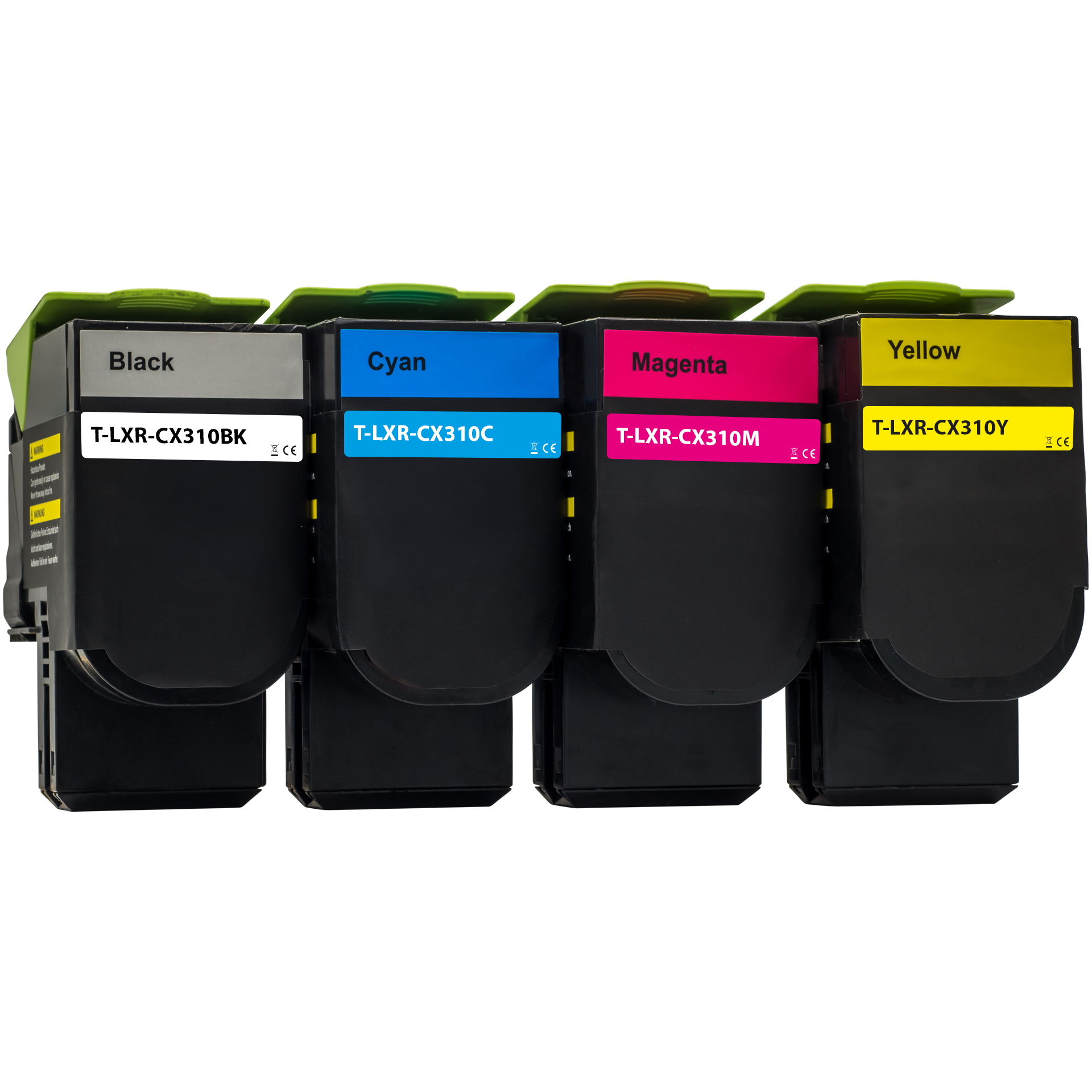 Rebuilt Toner für Lexmark CX310dn CX410dn CX510de 80C2SK0 80C2SC0 80C2SM0 80C2SY0 CMYK 4er Set