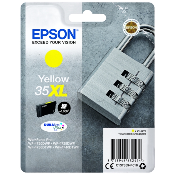 Original Tintenpatrone Epson 35XL Yellow