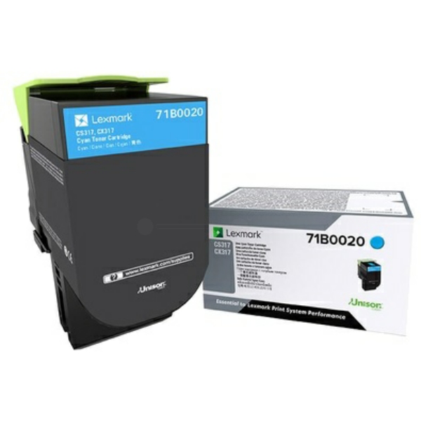 Original Toner Lexmark 71B20C0 Cyan