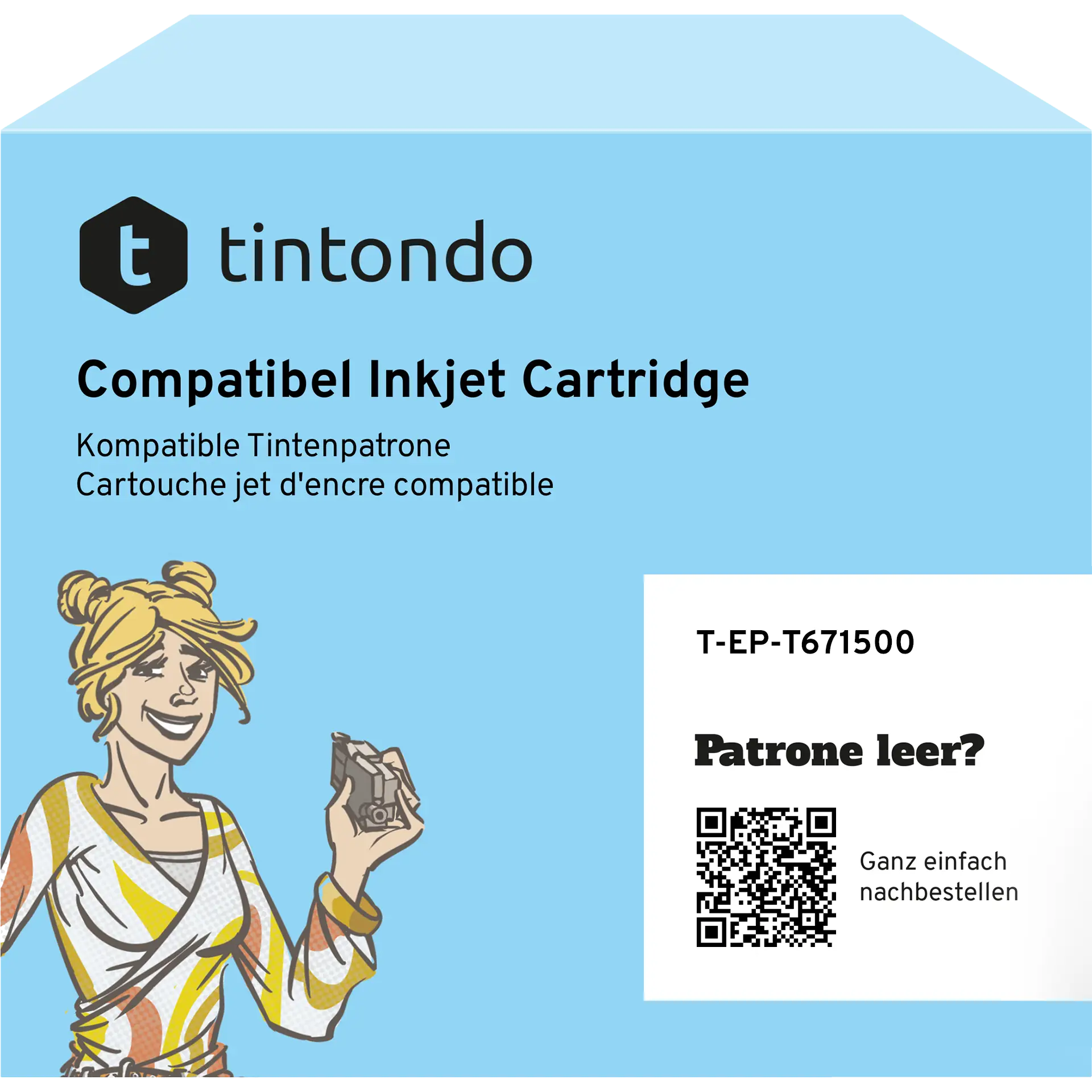 Resttintenbehälter Wartungsbox kompatibel für Epson T6715 WF-3820 WF-4820