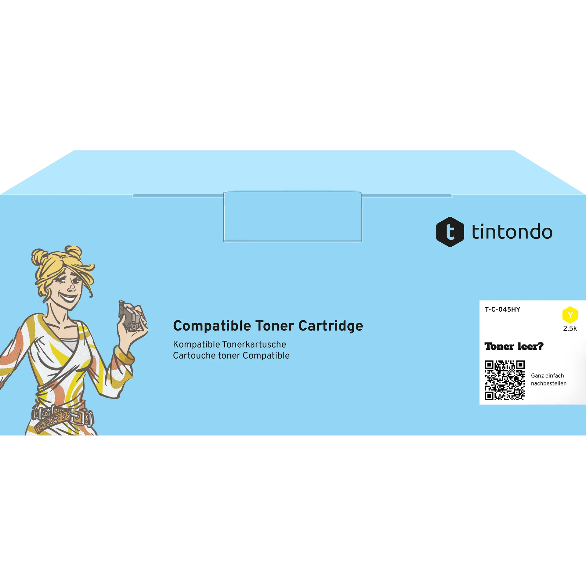 Toner kompatibel für Canon 045H Gelb