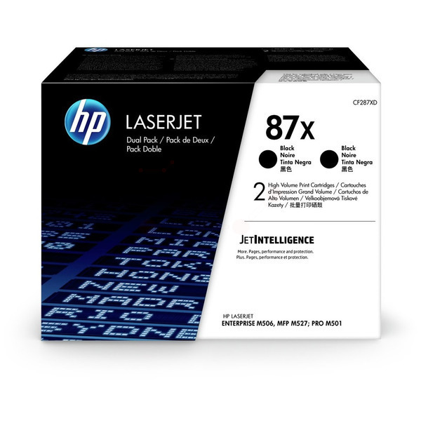 Original Toner HP CF287XD Doppelpack Black