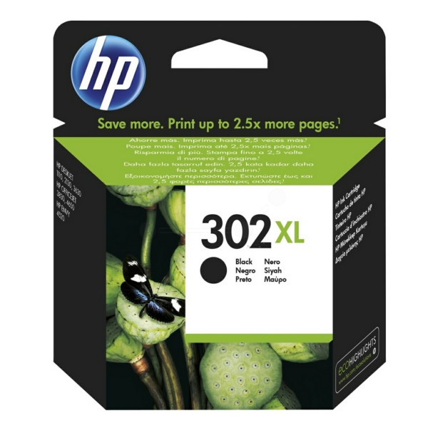 Original Druckerpatrone HP 302XL Black