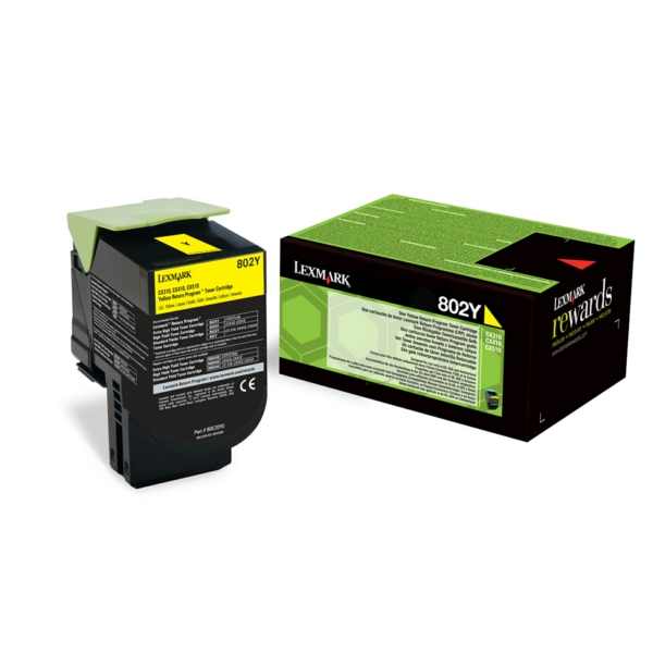 Original Toner Lexmark 80C20Y0 Yellow