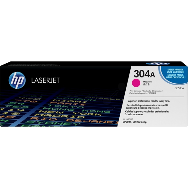 Original Toner HP CC533A Magenta