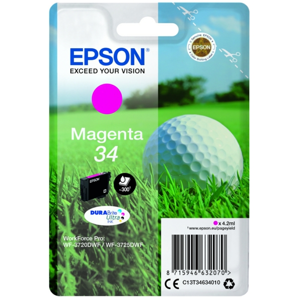 Original Tintenpatrone Epson 34 Magenta