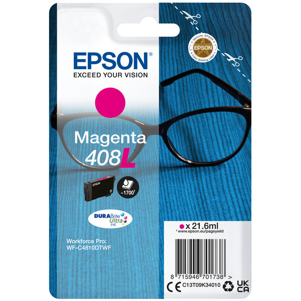 Original Tintenpatrone Epson 408L Magenta