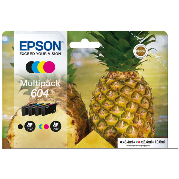 Original Tintenpatronen Epson 604 Viererpack CMYK