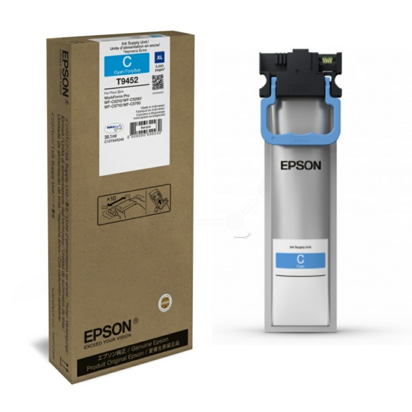 Original Tintenpatrone Epson T9452XL Cyan